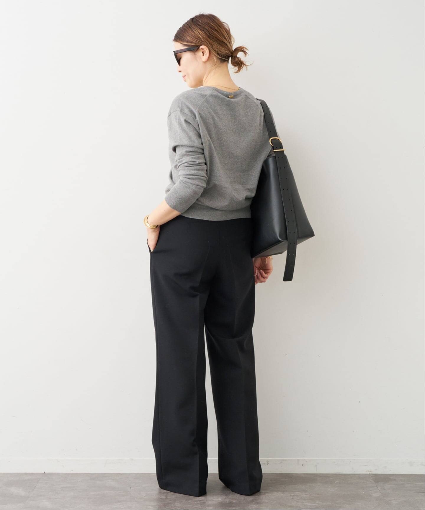 VIVIAN BLACK パンツ（スラックス）｜Deuxieme Classe（ドゥーズィエム