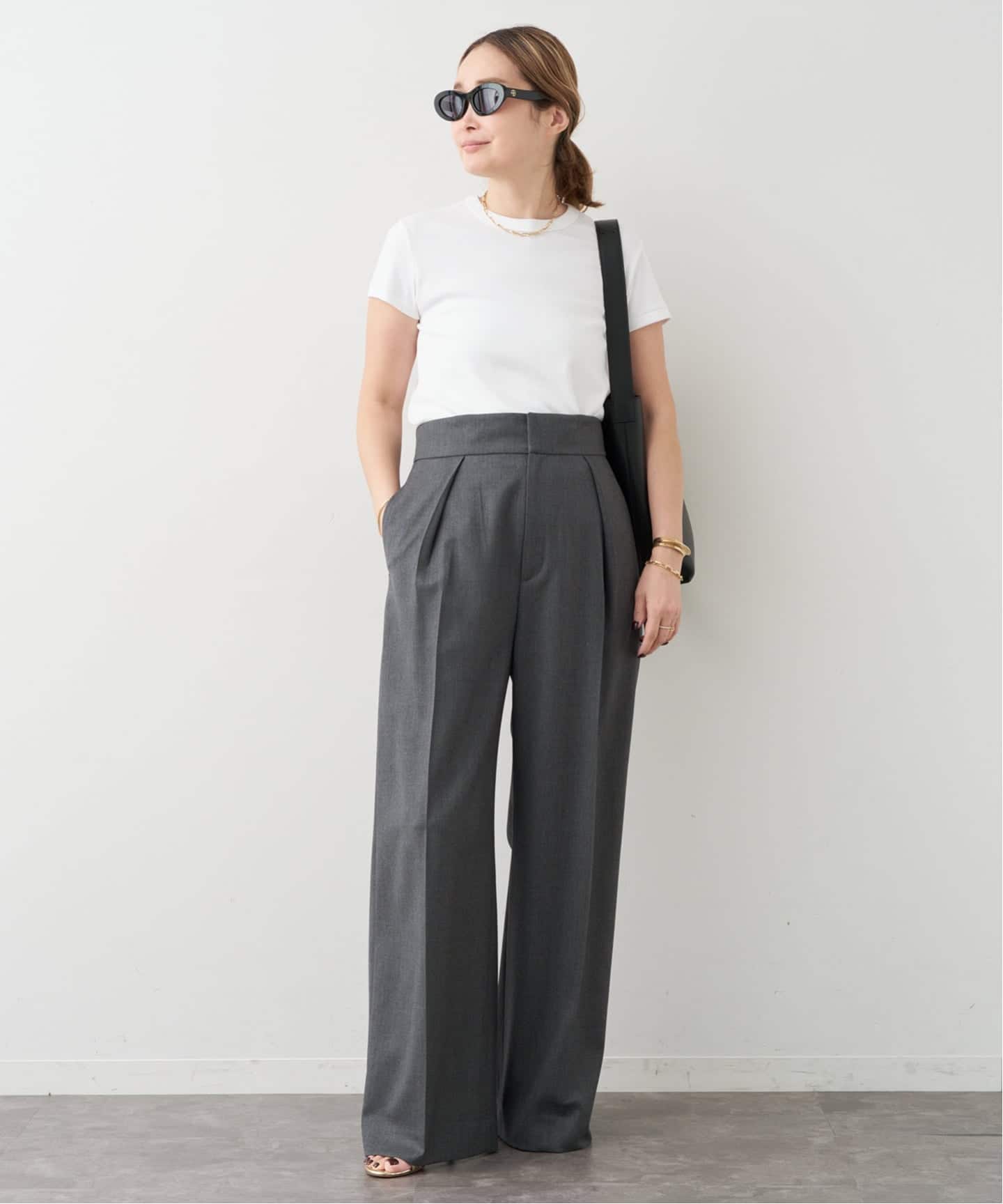 VICTORIAN HIGH WAIST パンツ（スラックス）｜Deuxieme Classe