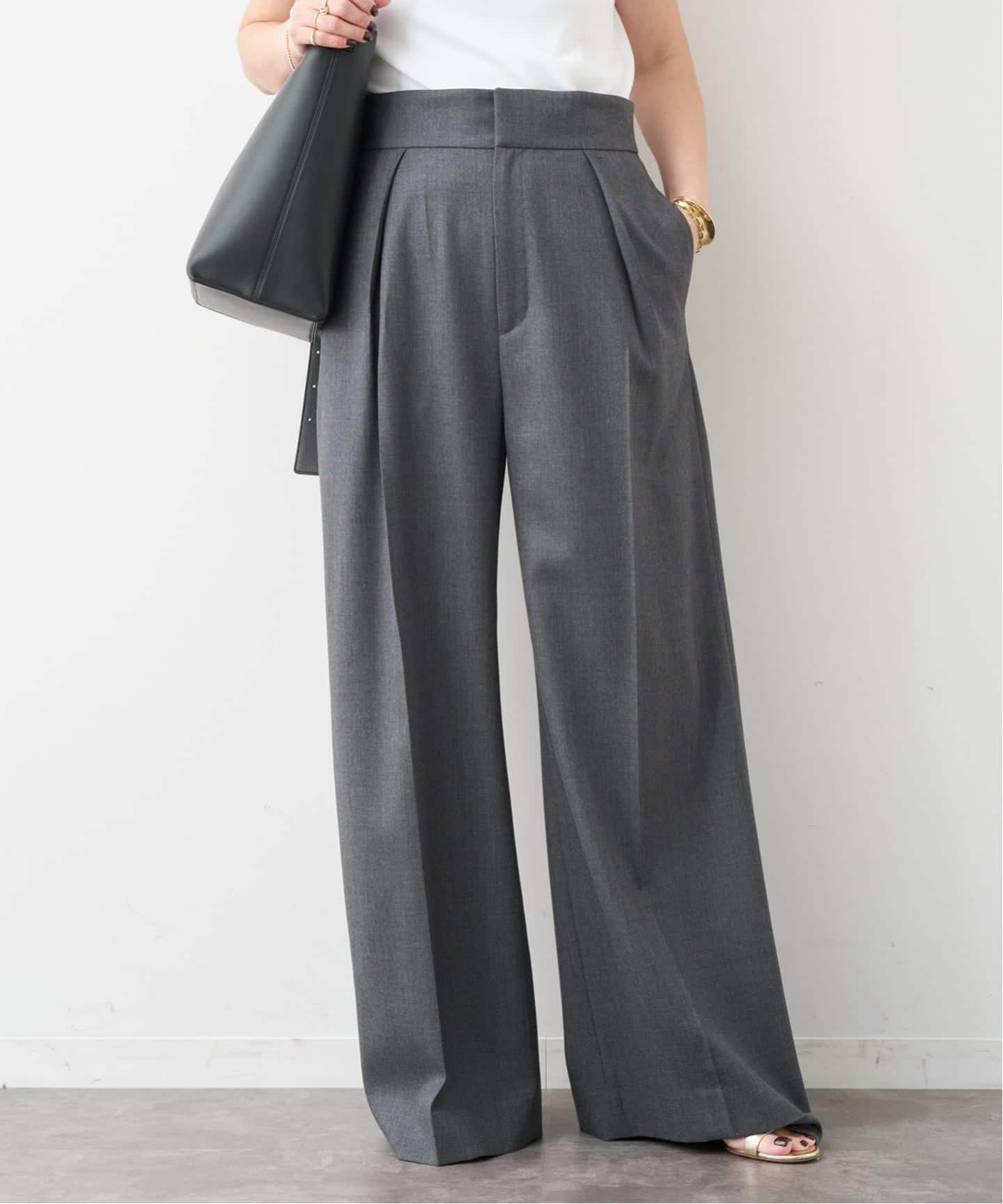 VICTORIAN HIGH WAIST パンツ（スラックス）｜Deuxieme Classe