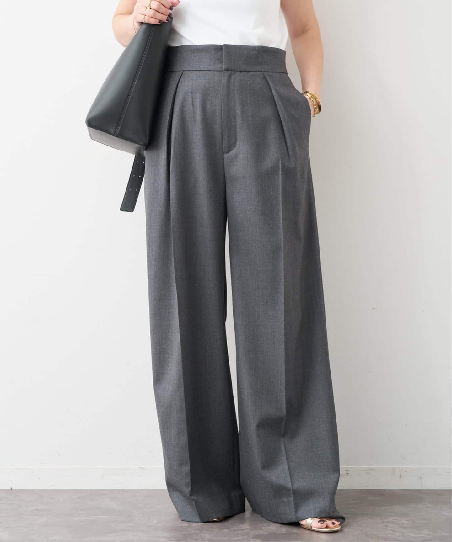 VICTORIAN HIGH WAIST パンツ（スラックス）｜Deuxieme Classe