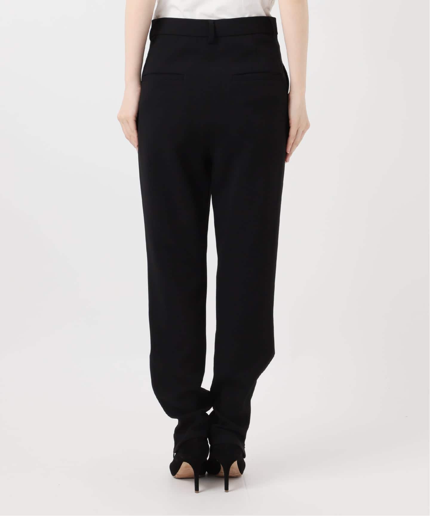 トリアセジョーゼット スリムジップパンツ（スラックス）｜Deuxieme