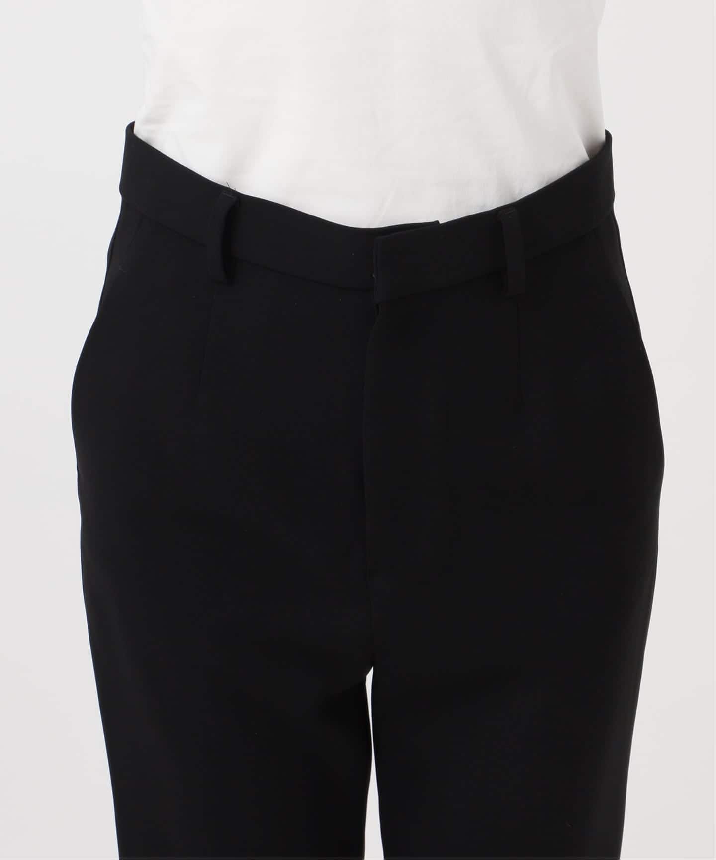 トリアセジョーゼット スリムジップパンツ（スラックス）｜Deuxieme