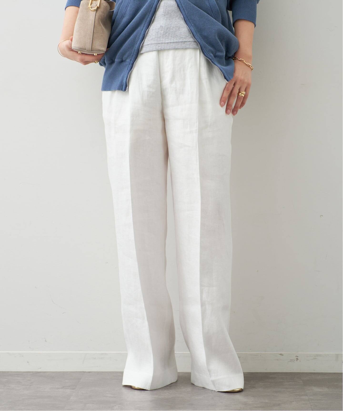OGLINEN Wタックパンツ（スラックス）｜Deuxieme Classe