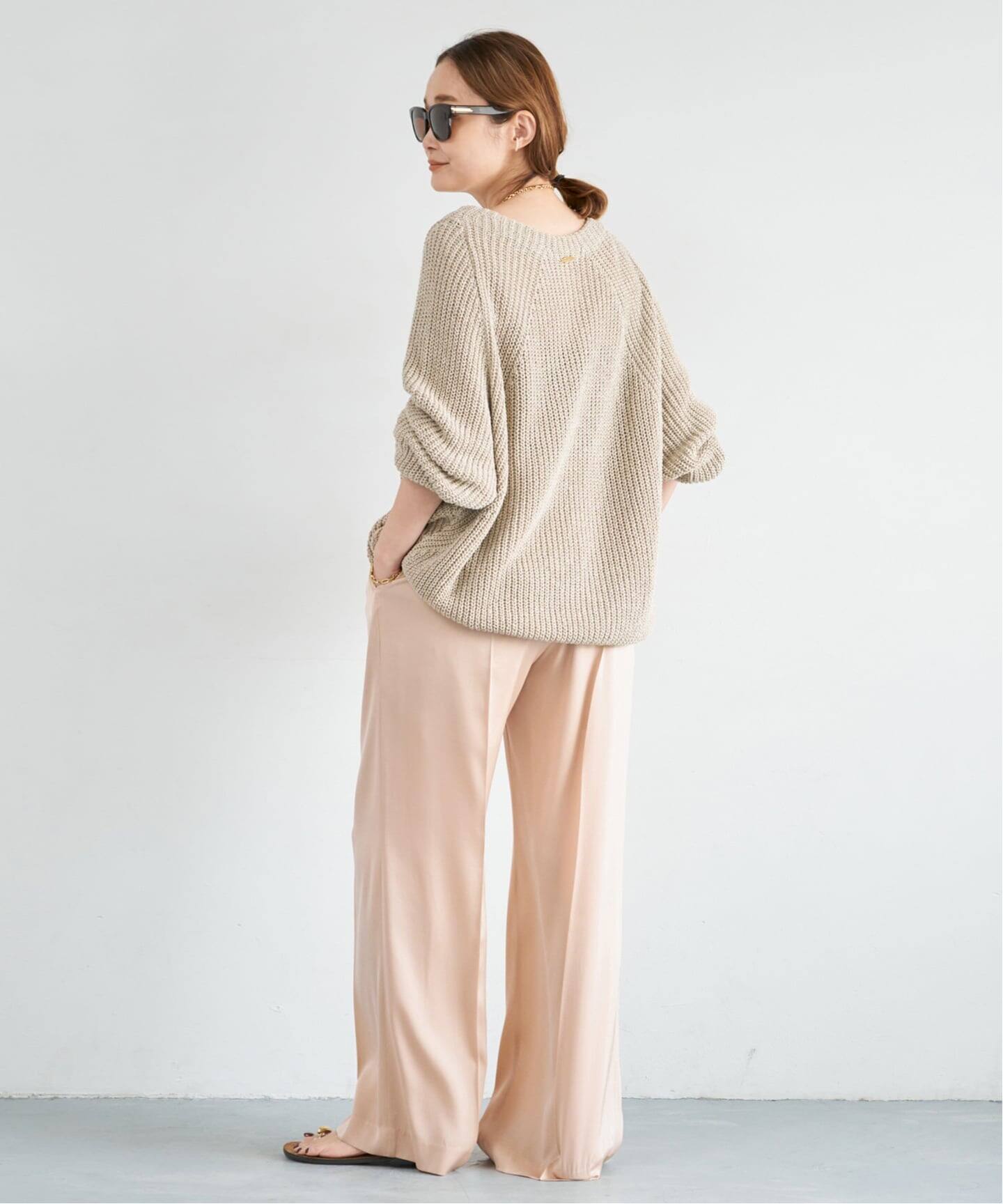 SILK SATIN イージーパンツ（その他パンツ）｜Deuxieme Classe