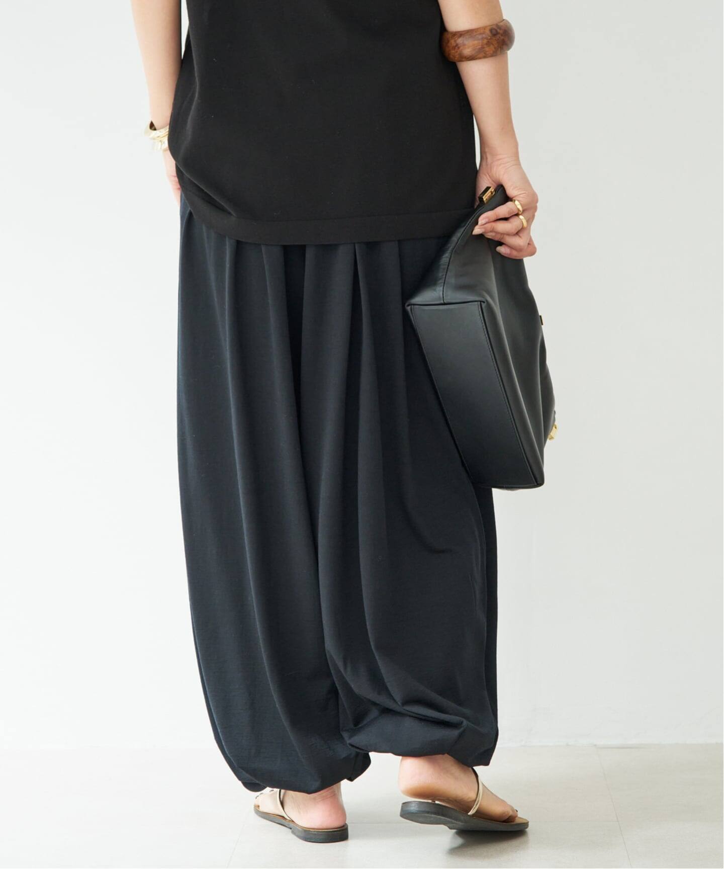 Prime wool harem パンツ　ブラックsize36 Prime wool harem パンツ（その他パンツ）｜Deuxieme Classe