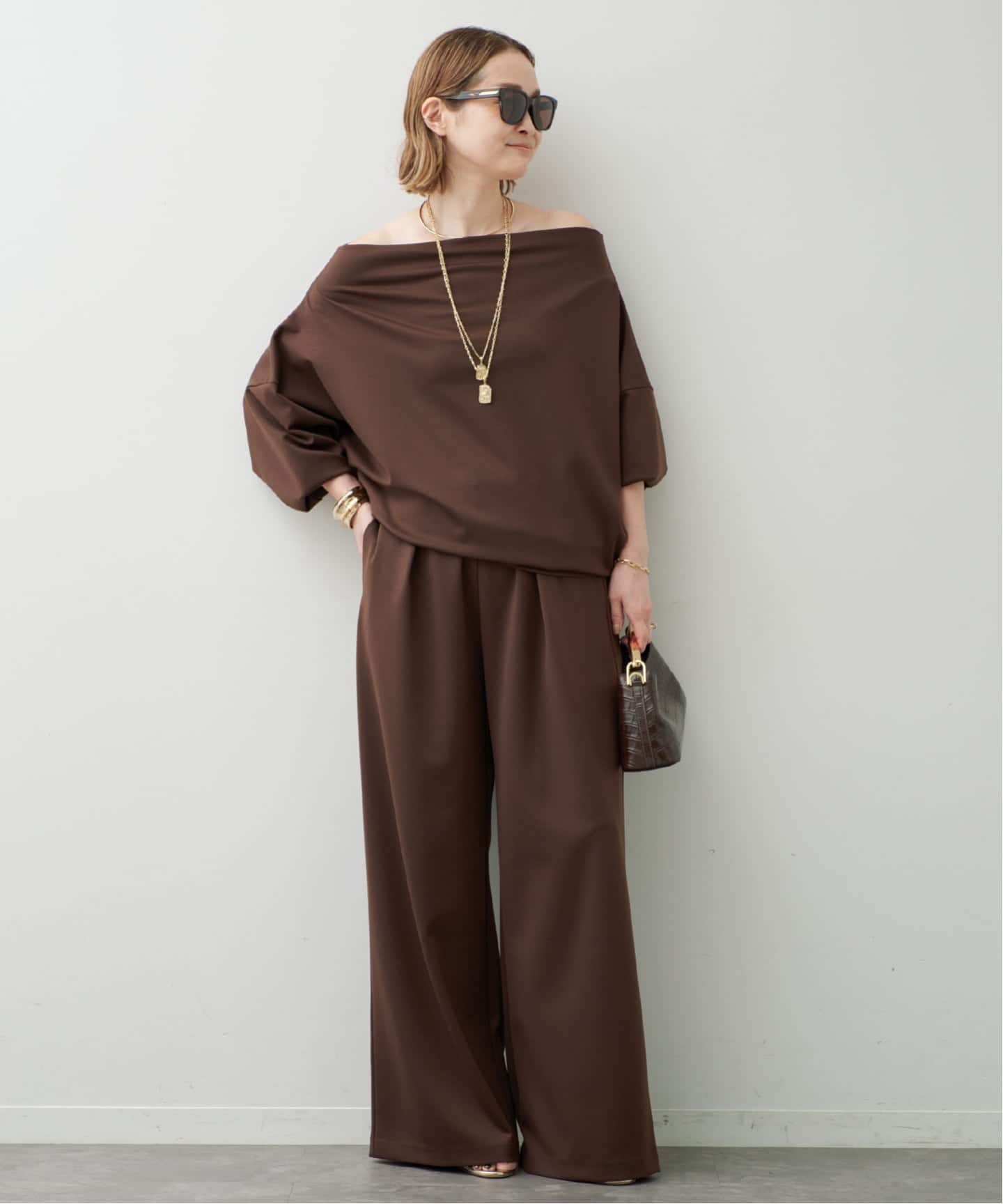 ドゥーズィエムクラス　PRIMEWOOL PONTE パンツ　34　キャメル 予約》追加 PRIMEWOOL PONTE パンツ（その他パンツ）｜Deuxieme Classe