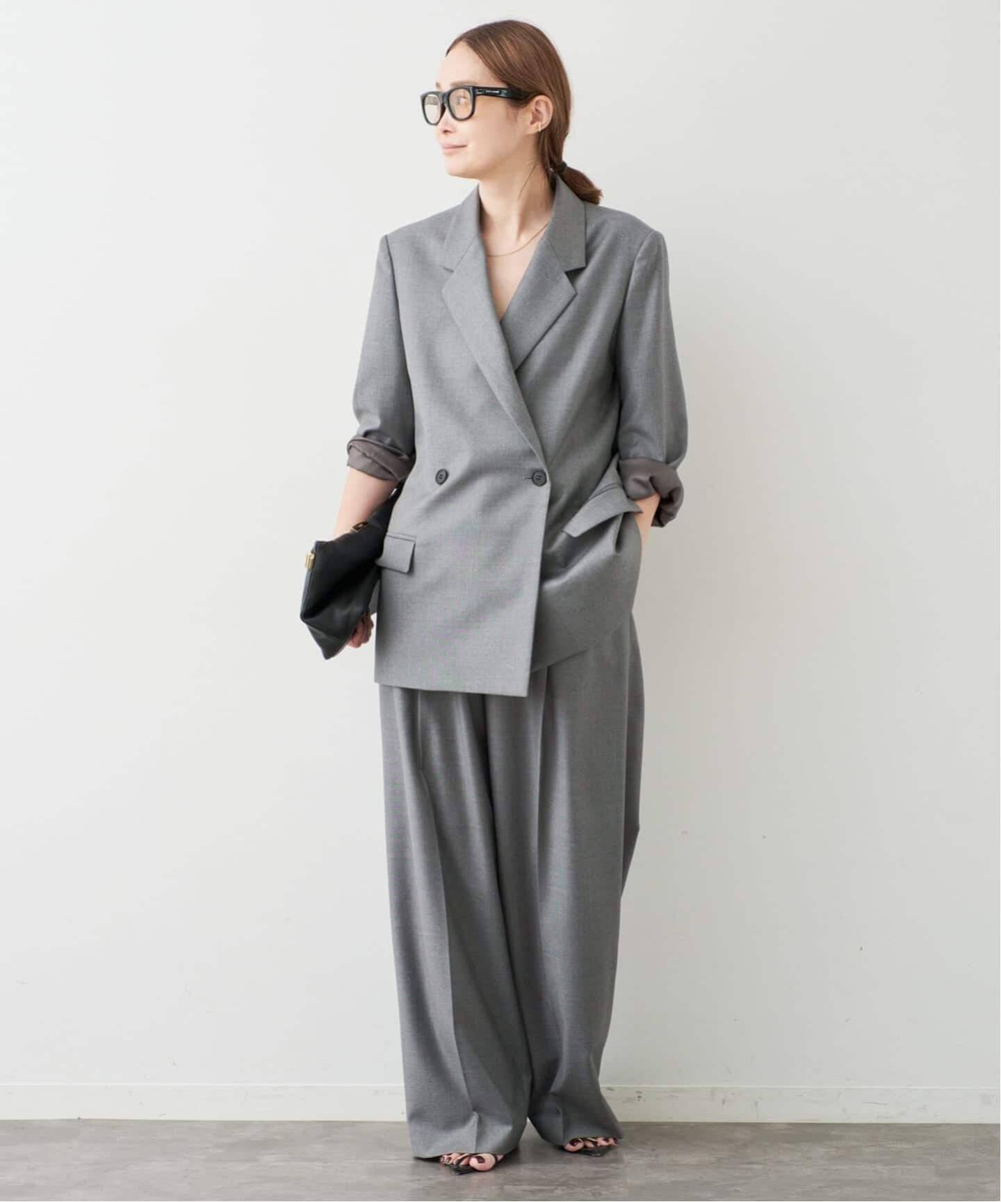 Tapered タックパンツ（スラックス）｜Deuxieme Classe