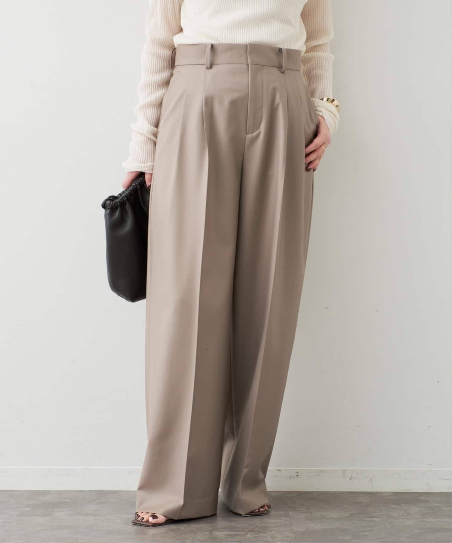 Toironier/トワロニエ/STA-P 2Tuck Side Tuck Pants | GARDEN