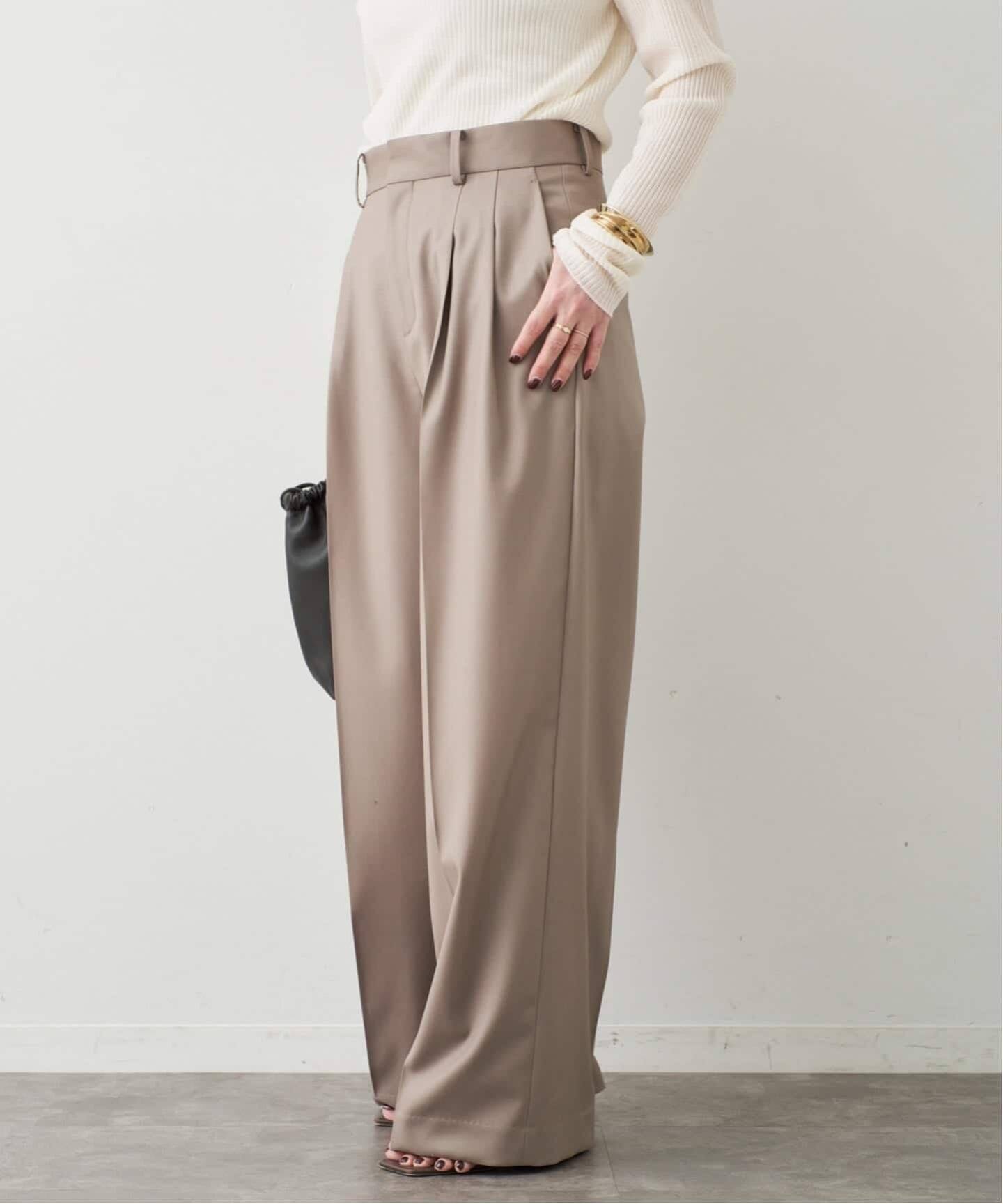 Tapered タックパンツ（スラックス）｜Deuxieme Classe