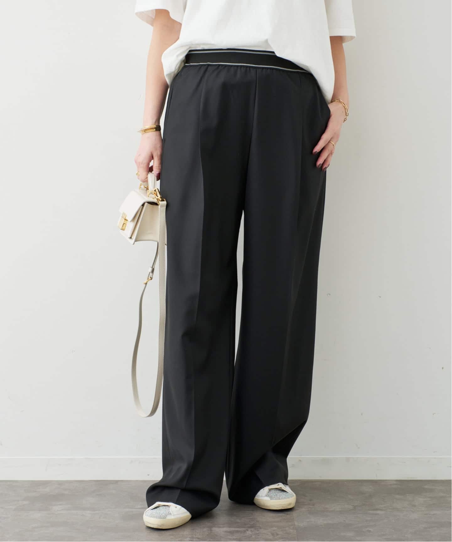 Elastic Waist パンツ(スラックス)|Deuxieme Classe Elastic Waist パンツ(スラックス)|Deuxieme Classe
