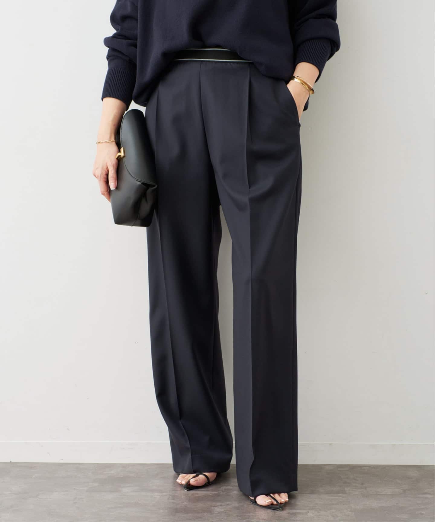 Elastic Waist パンツ（スラックス）｜Deuxieme Classe