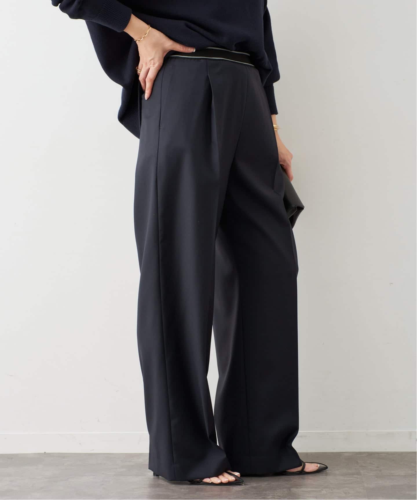Elastic Waist パンツ（スラックス）｜Deuxieme Classe