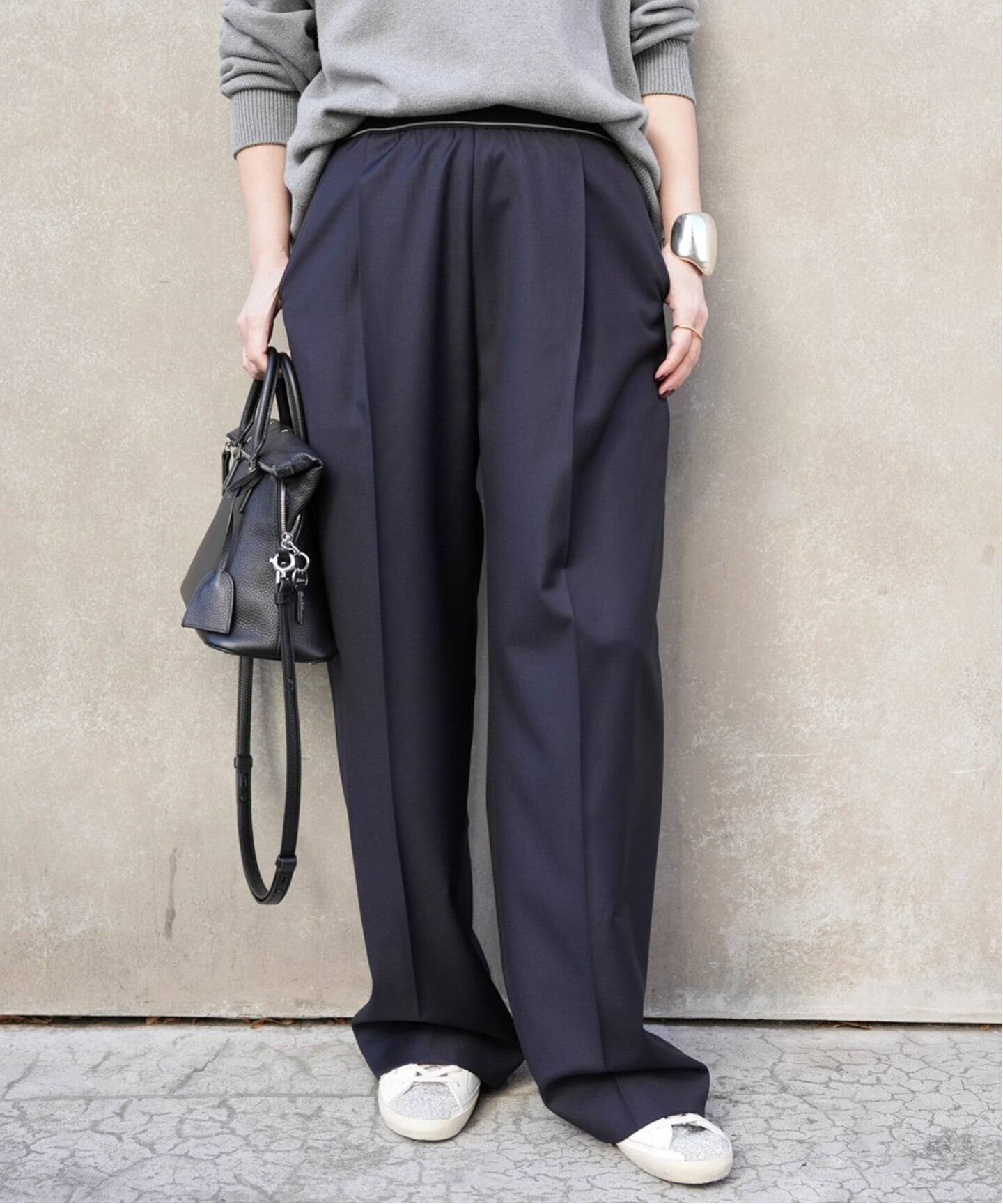 Elastic Waist パンツ（スラックス）｜Deuxieme Classe