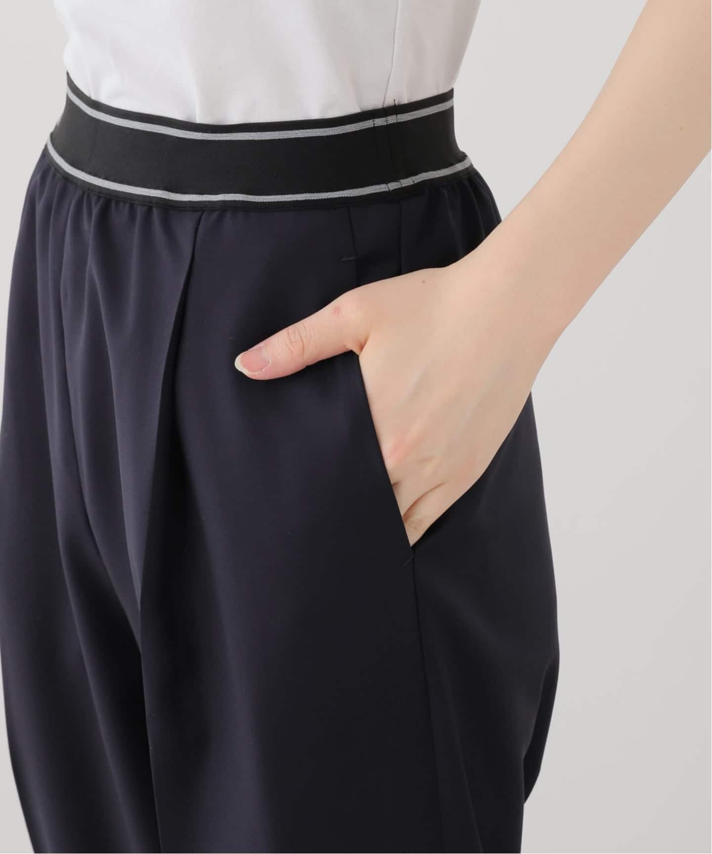 Elastic Waist パンツ（スラックス）｜Deuxieme Classe