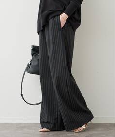 Effortless Wool ストライプパンツ（スラックス）｜Deuxieme Classe 