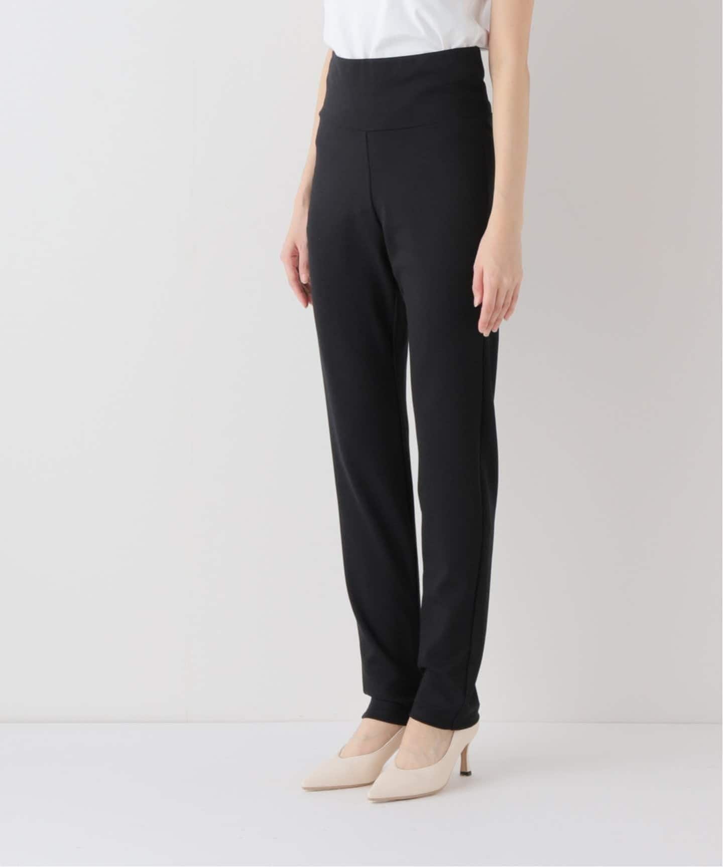 ドゥーズィエムクラス　エブリデイアイライク　ジップ　レギンスパンツ　黒　38 Deuxieme Classe（ドゥーズィエムクラス） パンツ Zip レギンス パンツ