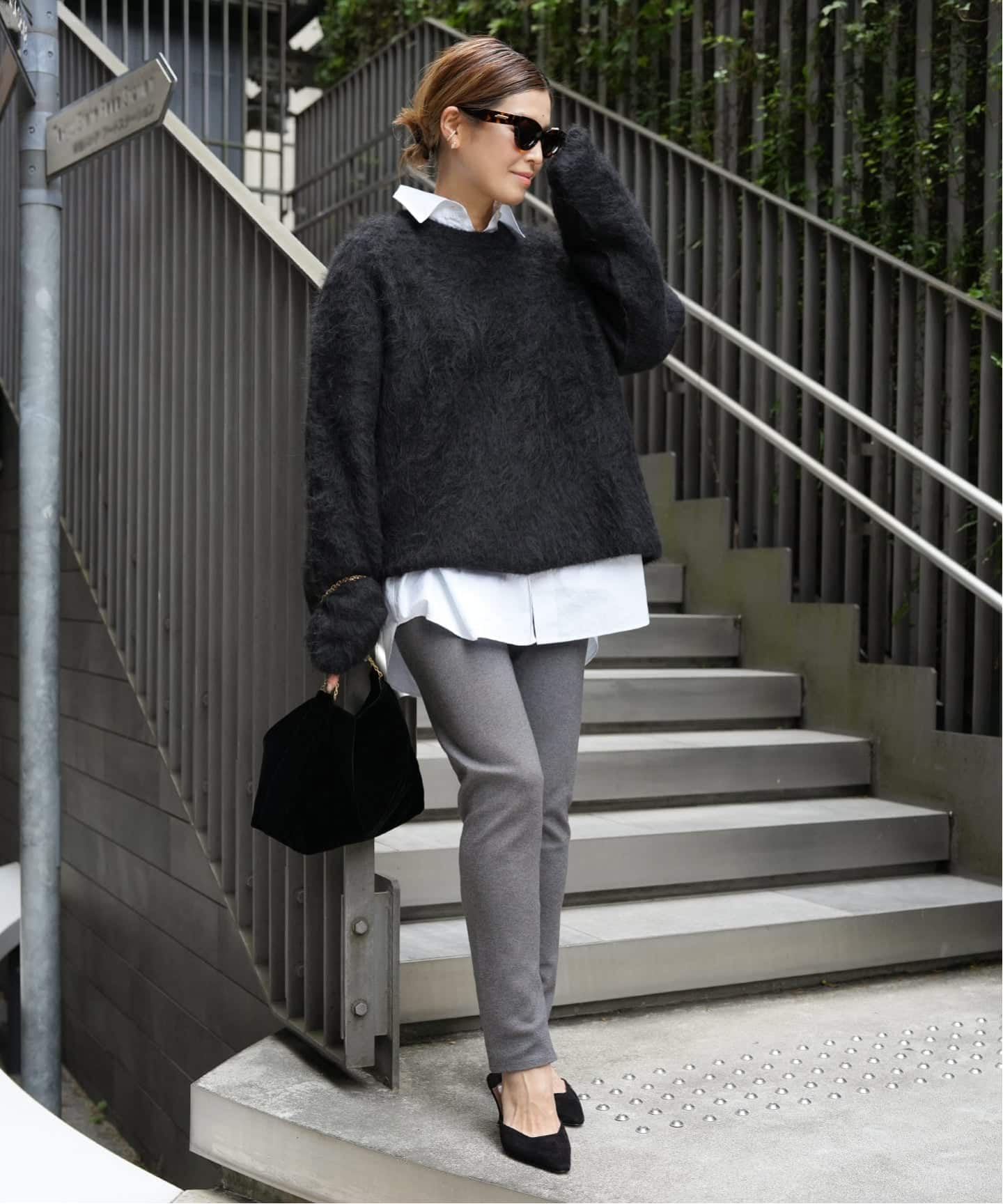 予約》追加 Warm Zip レギンス パンツ（その他パンツ）｜Deuxieme