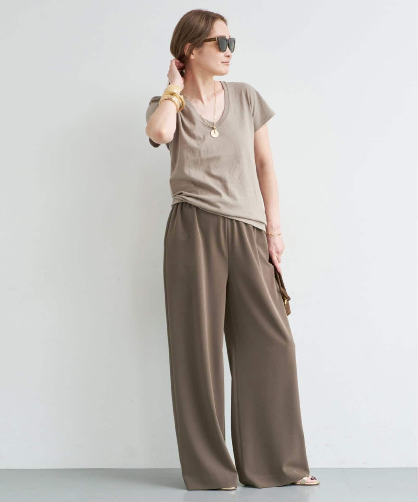 【新品】ドゥーズィエムクラス Effortless パンツ　カーキ　34 Effortless パンツ（その他パンツ）｜Deuxieme Classe（ドゥーズィエム