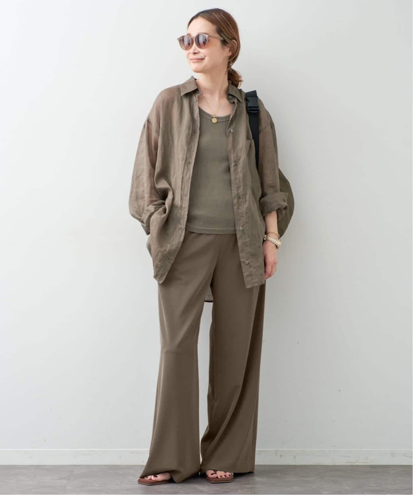 【新品】ドゥーズィエムクラス Effortless パンツ　カーキ　34 追加 Effortless パンツ（その他パンツ）｜Deuxieme Classe