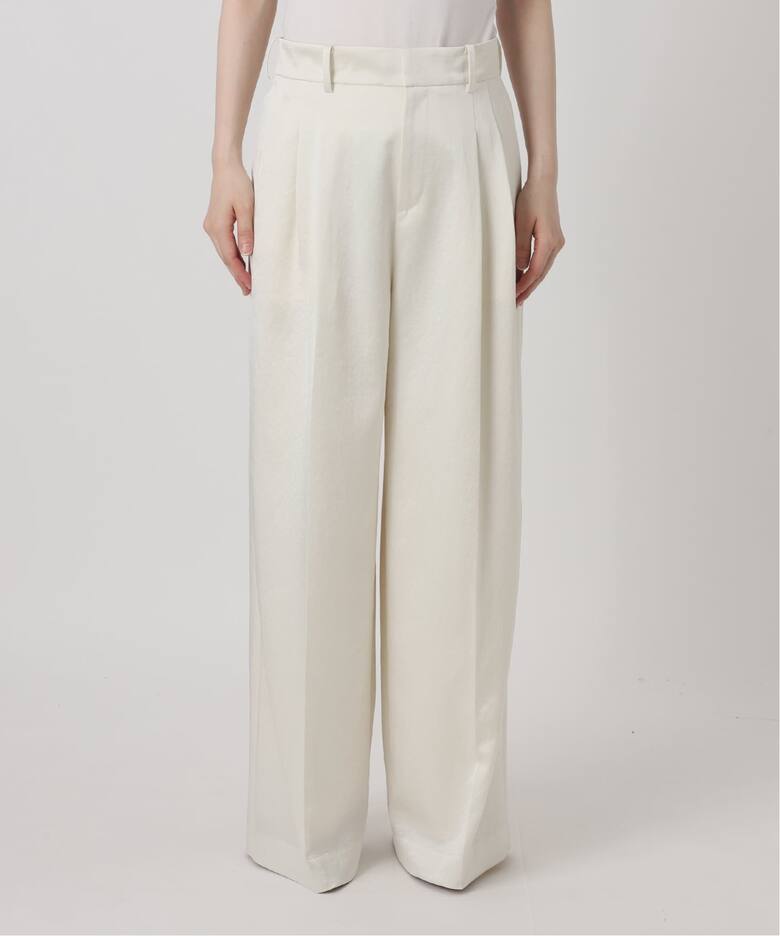 Minimal Satin パンツ（スラックス）｜Deuxieme Classe 