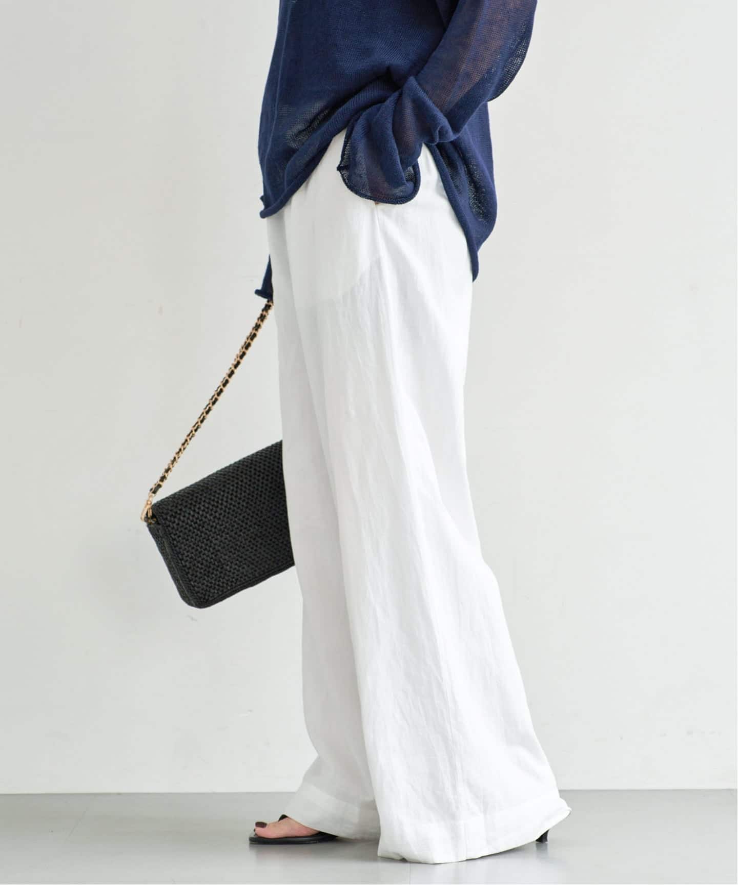 Cotton Linen Relax パンツ（その他パンツ）｜Deuxieme Classe