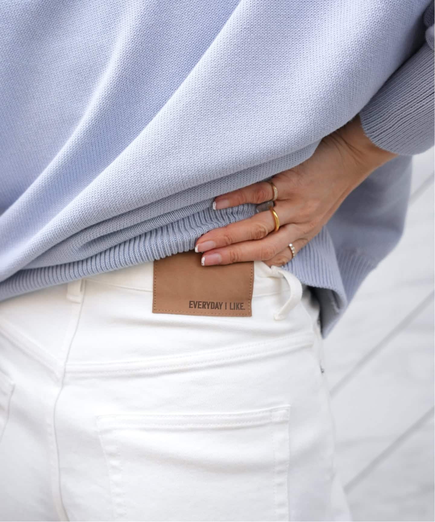 予約》Loose Jeans (white)（デニムパンツ・ジーンズ）｜Deuxieme