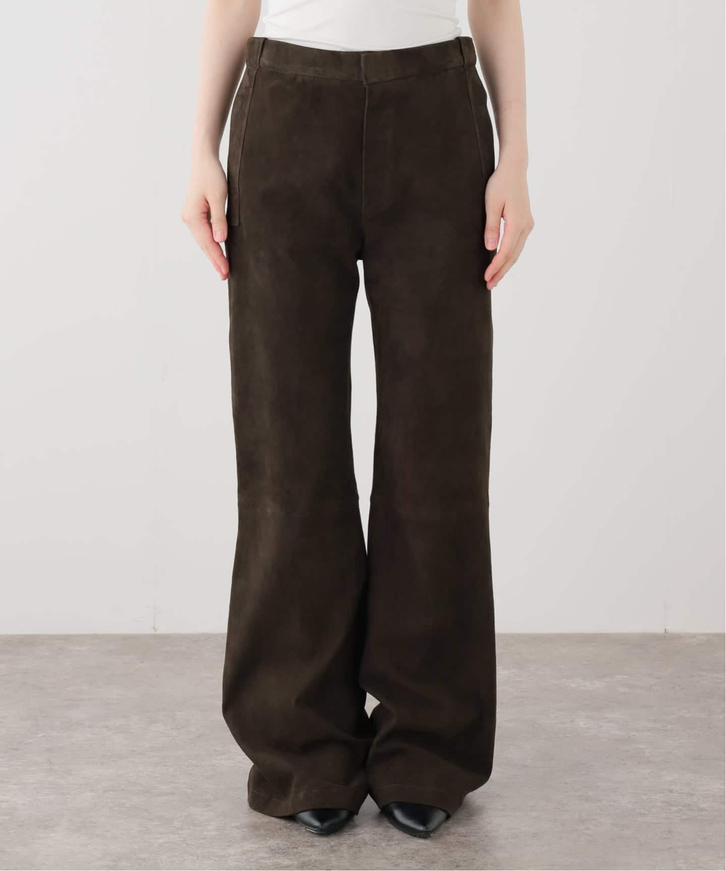 INES & MARECHAL】FLARE LEATHER PANTS（その他パンツ）｜Deuxieme