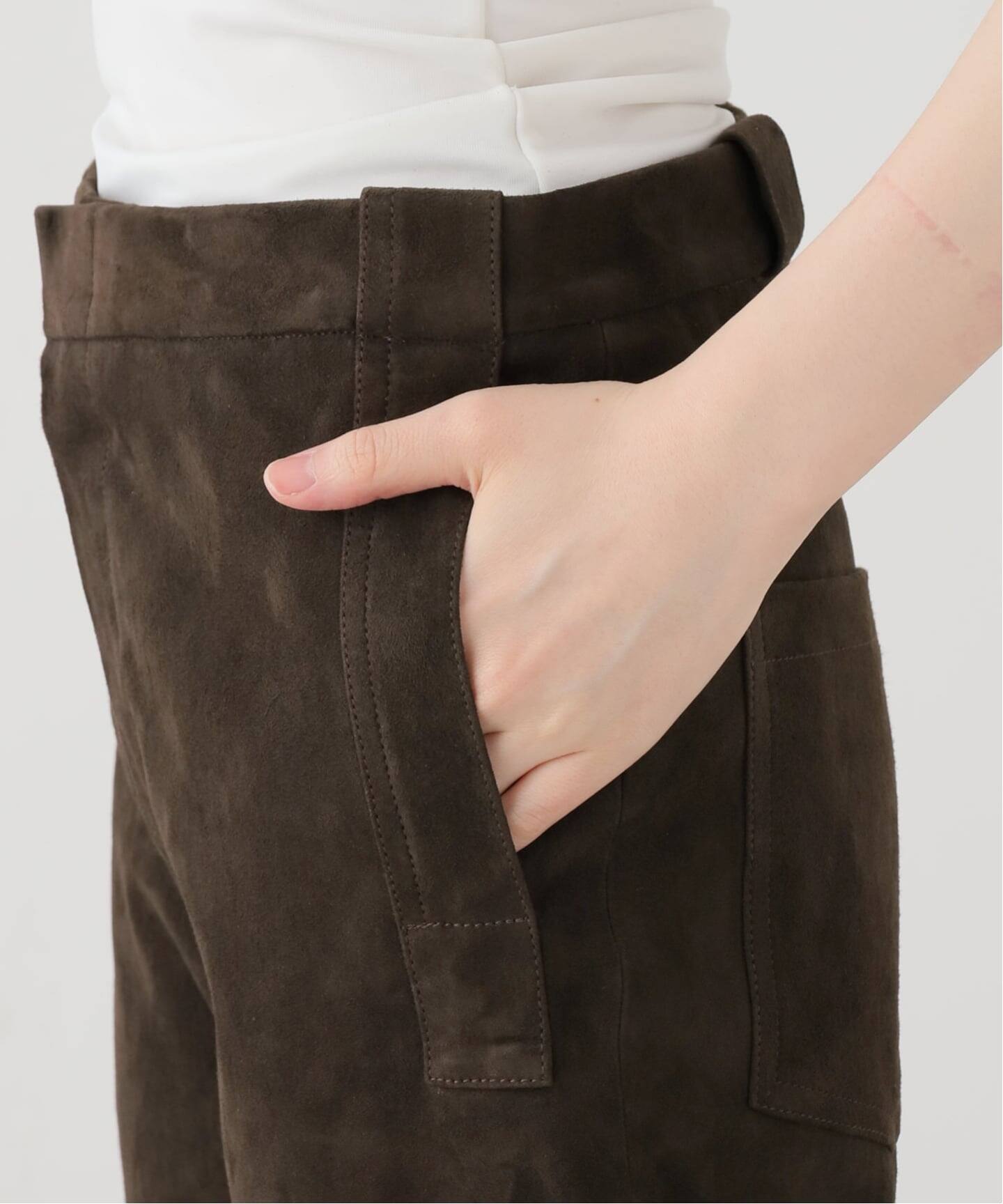 INES & MARECHAL】FLARE LEATHER PANTS（その他パンツ）｜Deuxieme