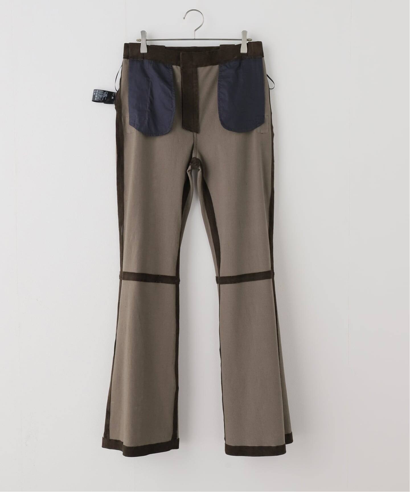 あんきゃめ INES & MARECHAL】FLARE LEATHER PANTS（その他パンツ）｜Deuxieme