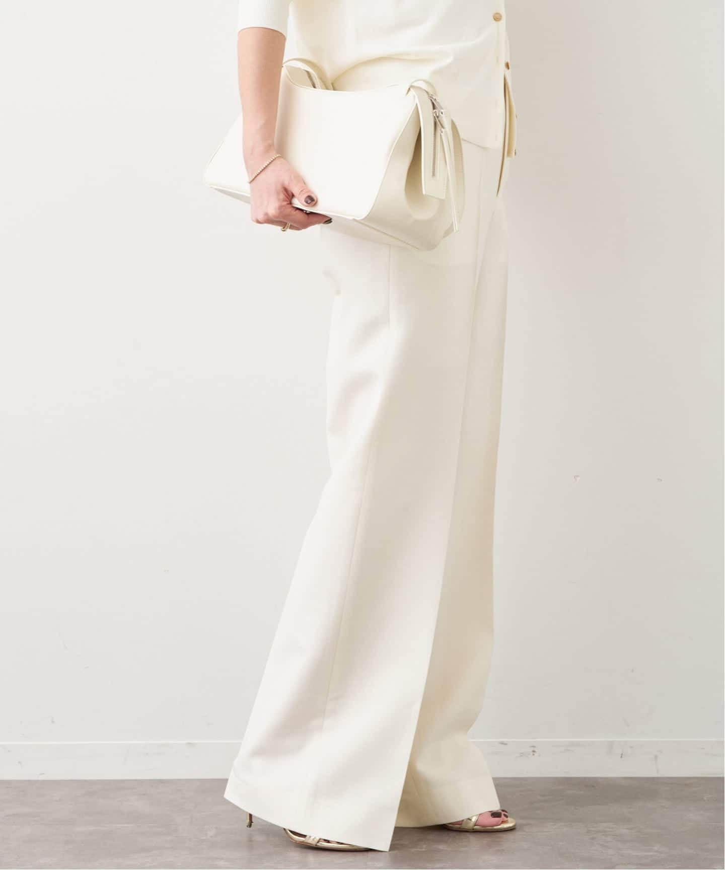 R2W/アールツーダブリュー】 BRUNI WOOL SILK PANTS（スラックス