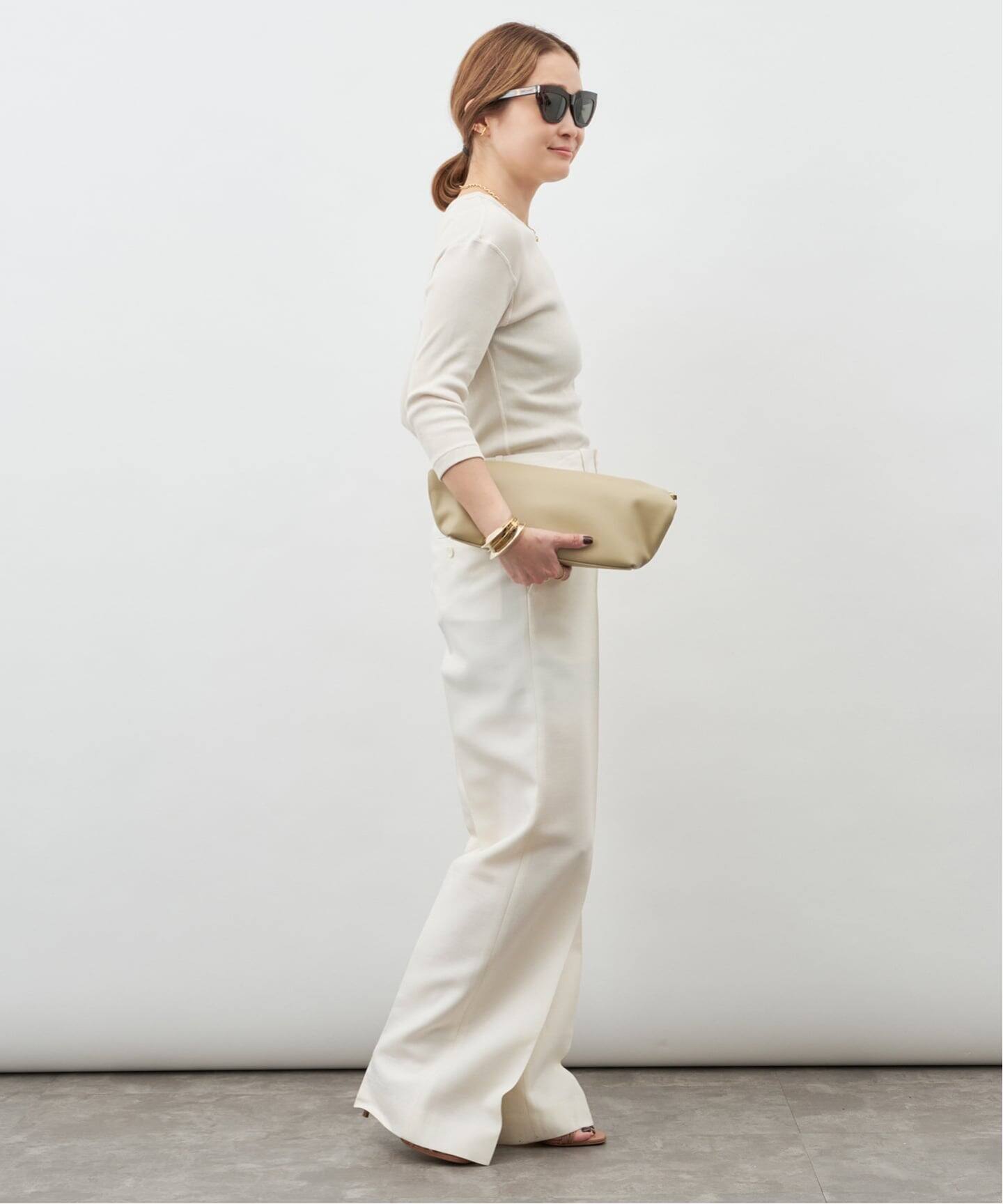 R2W/アールツーダブリュー】 BRUNI WOOL SILK PANTS（スラックス