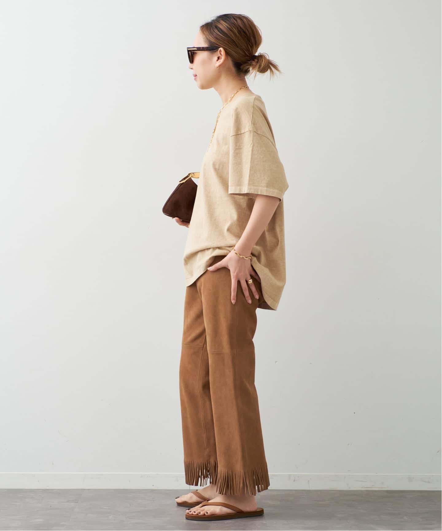 MADISONBLUE / マディソンブルー】 FRINGE PANTS SUEDE（その他パンツ