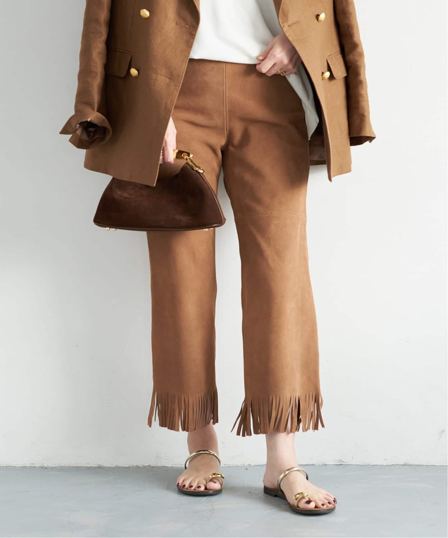 MADISONBLUE / マディソンブルー】 FRINGE PANTS SUEDE(その他パンツ MADISONBLUE / マディソンブルー】 FRINGE PANTS SUEDE(その他パンツ