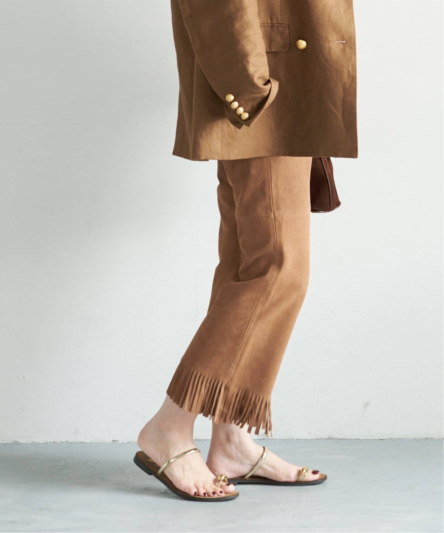 MADISONBLUE / マディソンブルー】 FRINGE PANTS SUEDE（その他パンツ