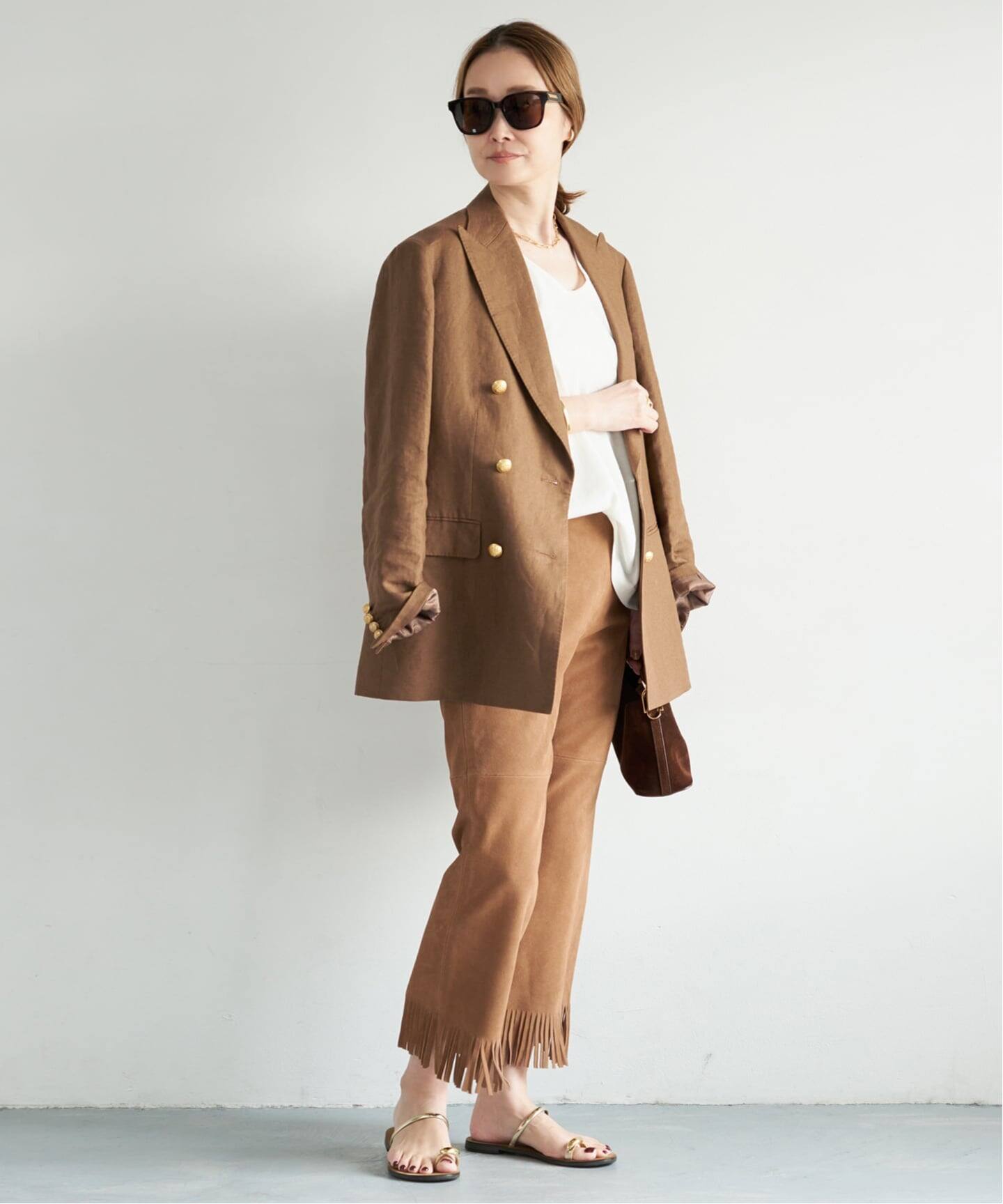 MADISONBLUE / マディソンブルー】 FRINGE PANTS SUEDE（その他パンツ