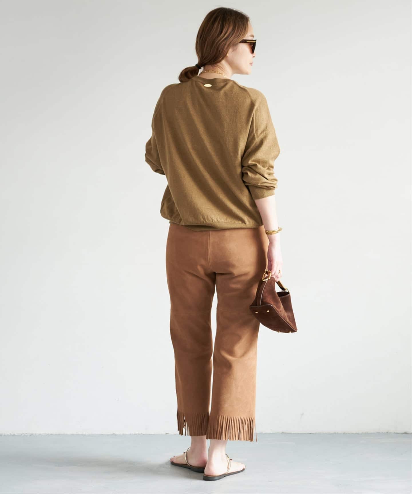 MADISONBLUE / マディソンブルー】 FRINGE PANTS SUEDE（その他パンツ