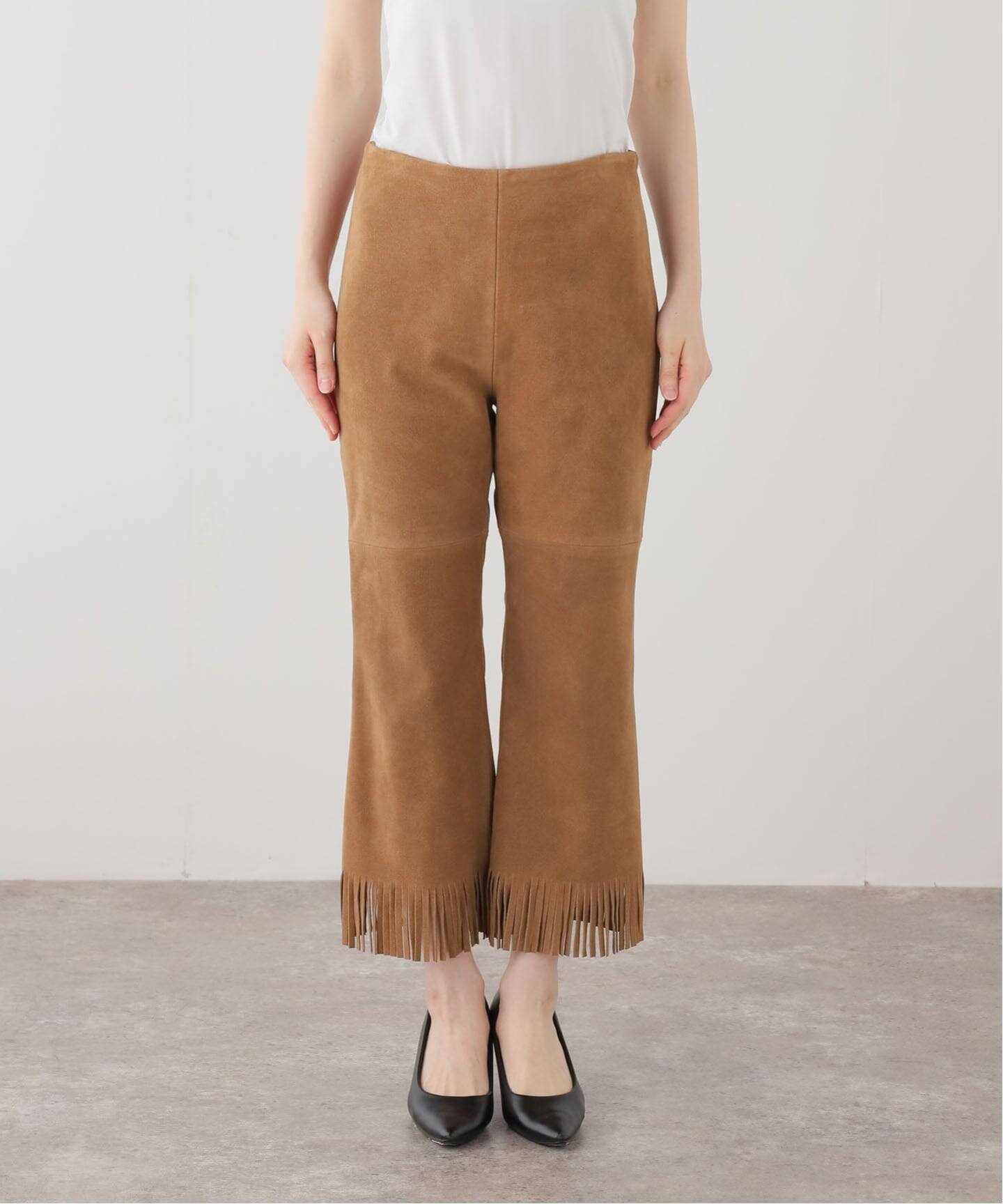 MADISONBLUE / マディソンブルー】 FRINGE PANTS SUEDE（その他パンツ