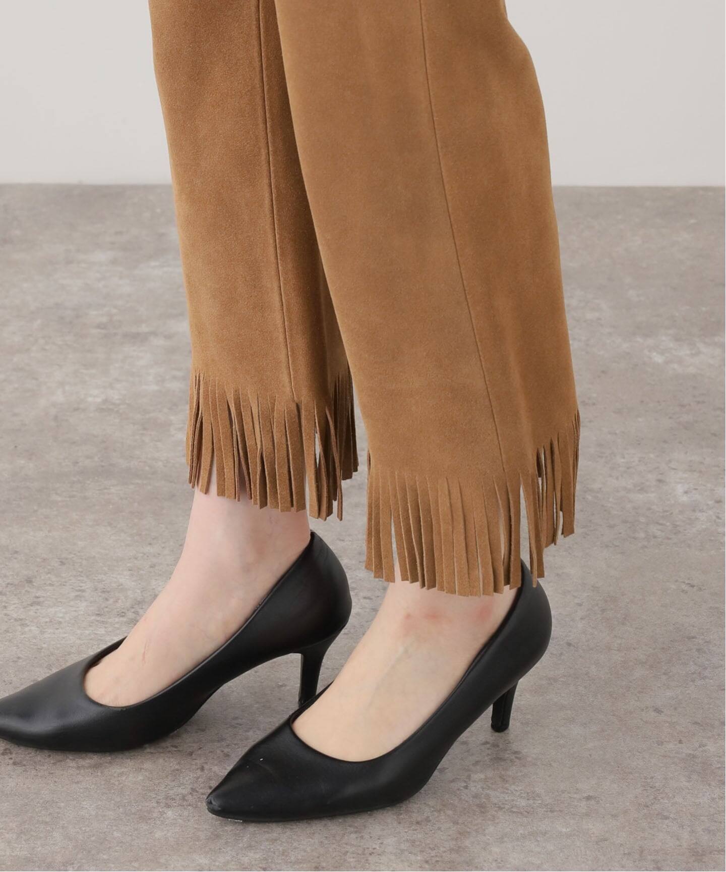 MADISONBLUE / マディソンブルー】 FRINGE PANTS SUEDE（その他パンツ