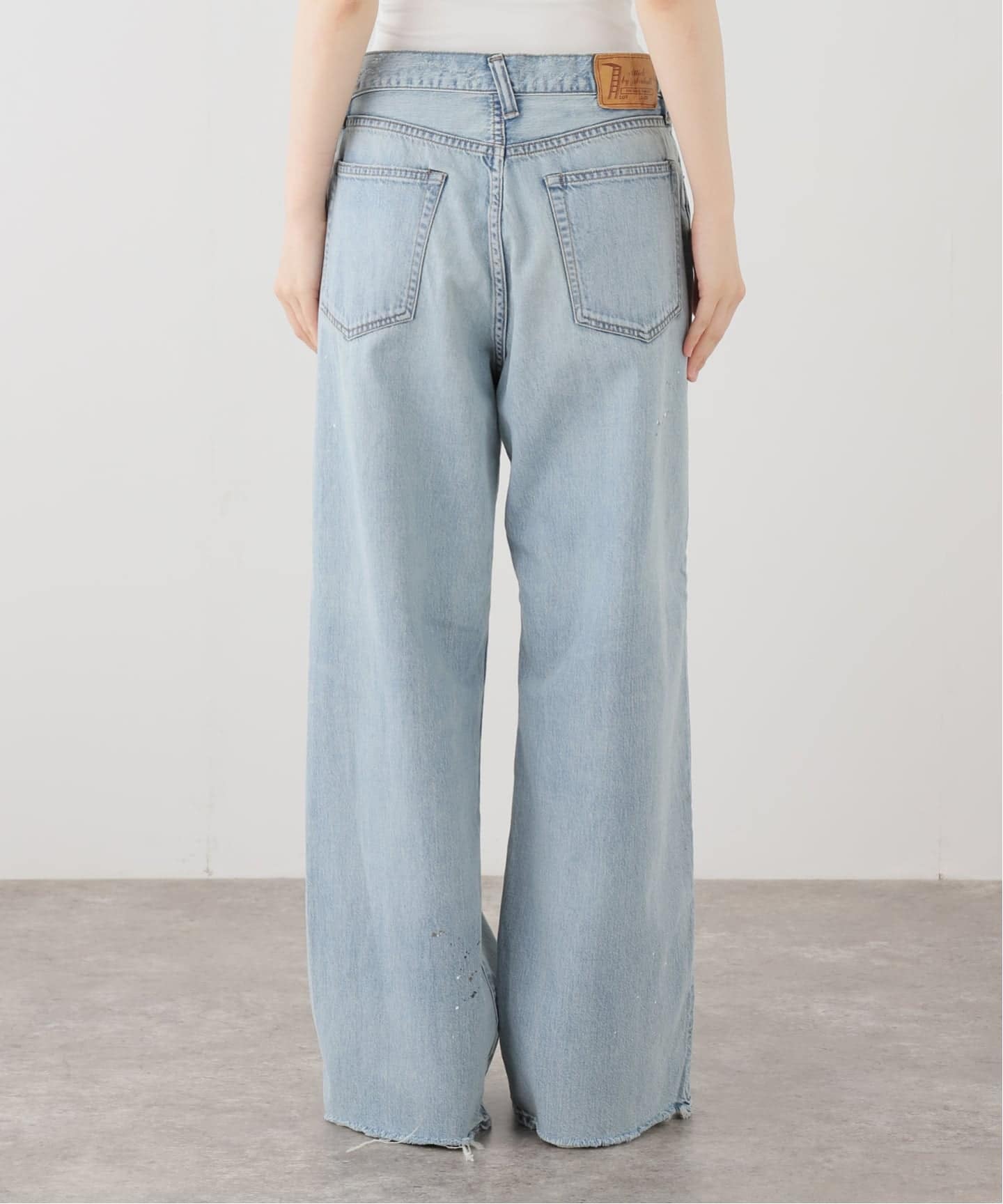 JOHNBULL/ジョンブル】 WIDE DAMAGE PANTS（デニムパンツ・ジーンズ