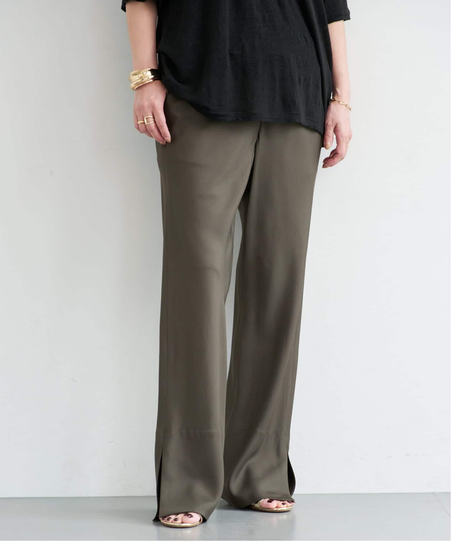 Raspail/ラスパイユ】Standard Silk Pants（その他パンツ）｜Deuxieme