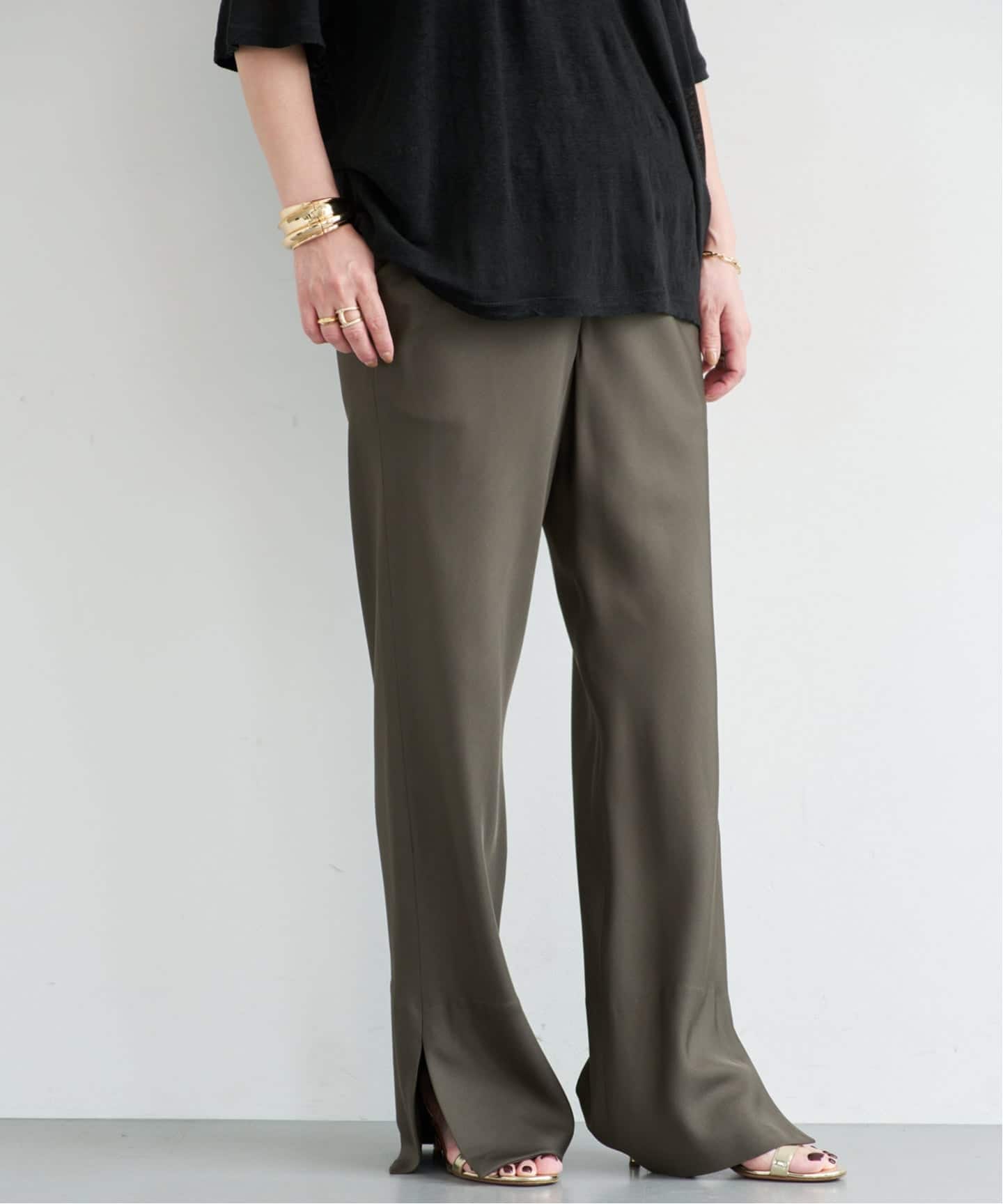Raspail/ラスパイユ】Standard Silk Pants（その他パンツ）｜Deuxieme