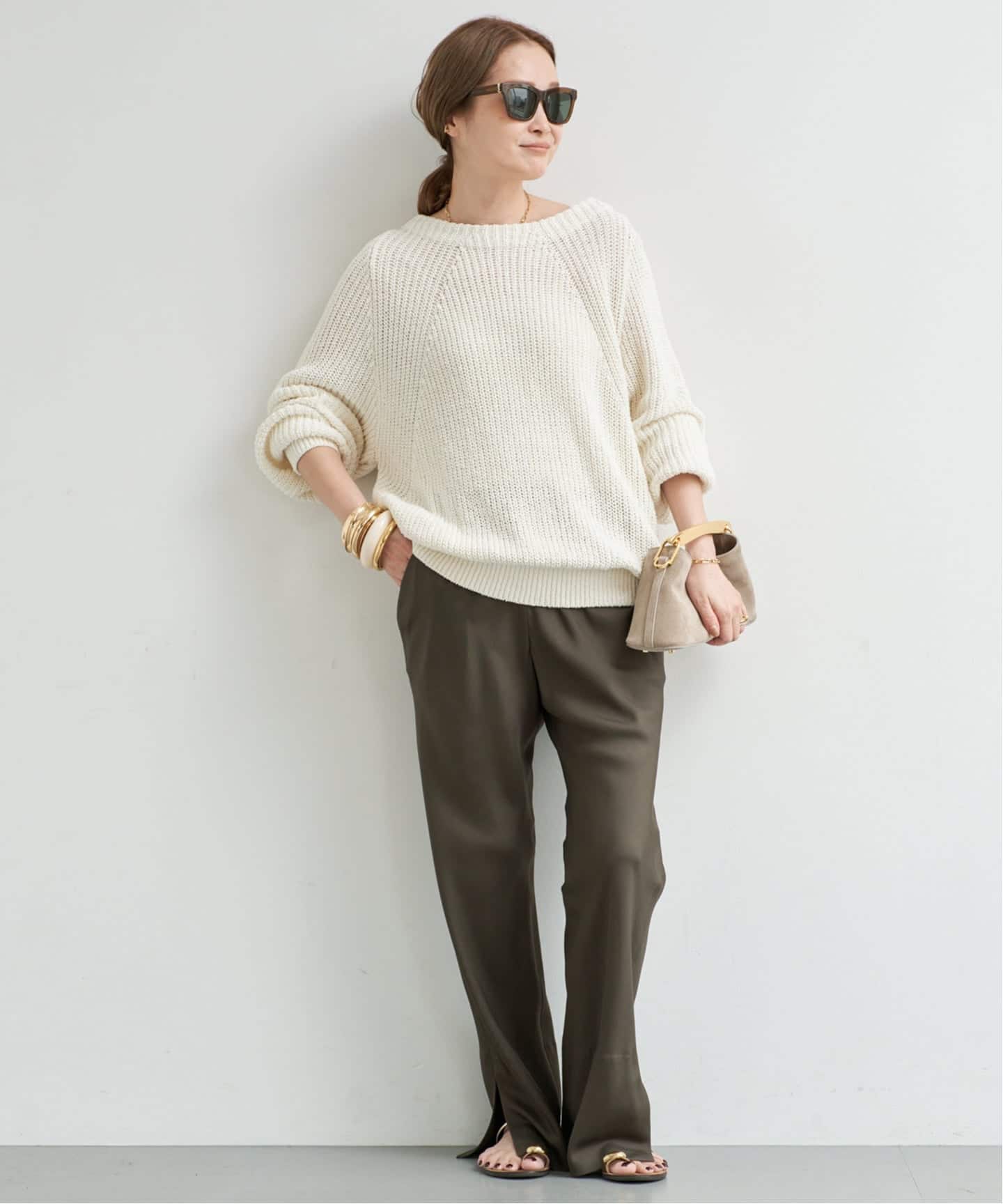 Raspail/ラスパイユ】Standard Silk Pants（その他パンツ）｜Deuxieme