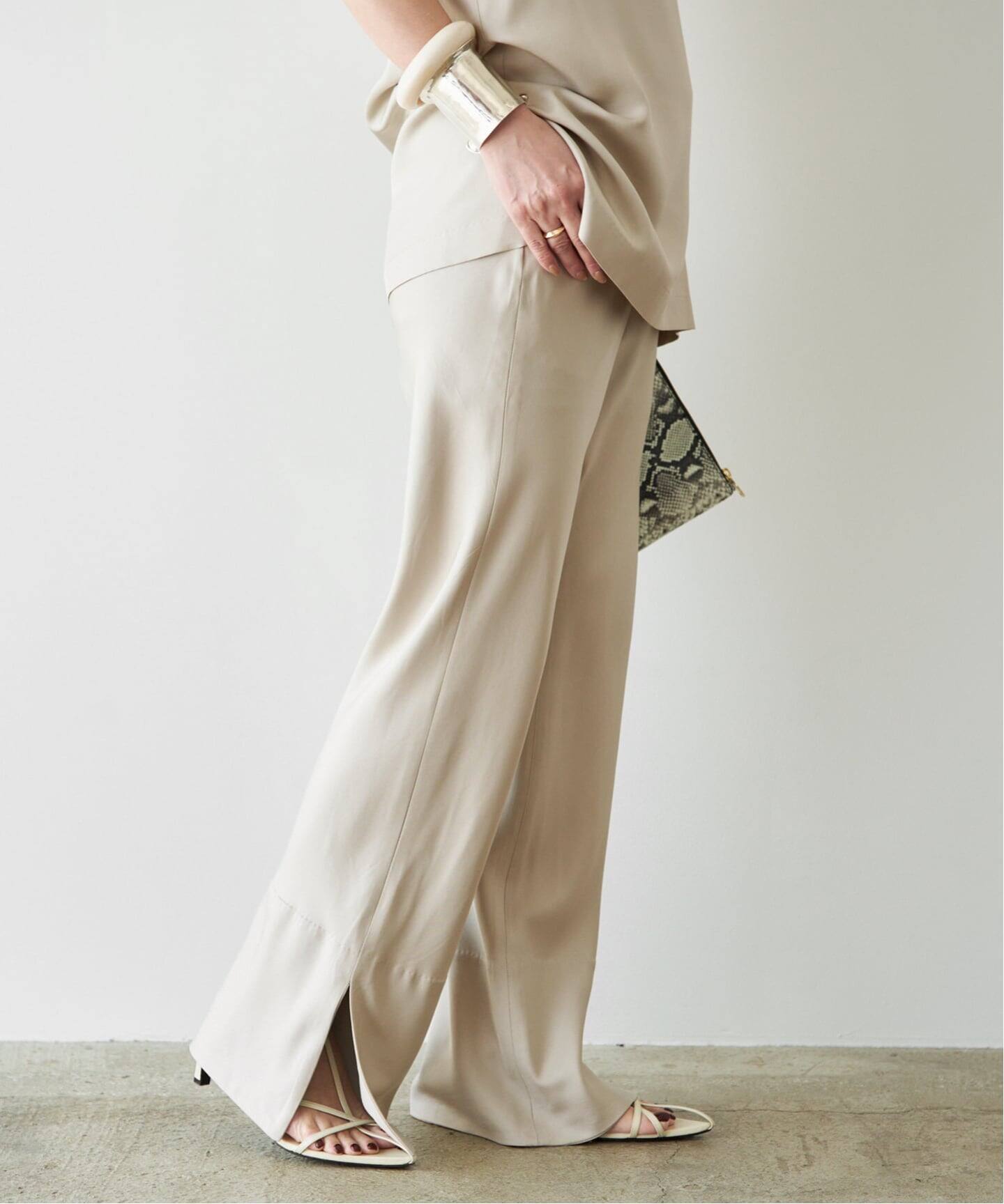 最終値下げ！完売製品　Raspail silk drawstring パンツ Raspail/ラスパイユ】Standard Silk Pants（その他パンツ）｜Deuxieme