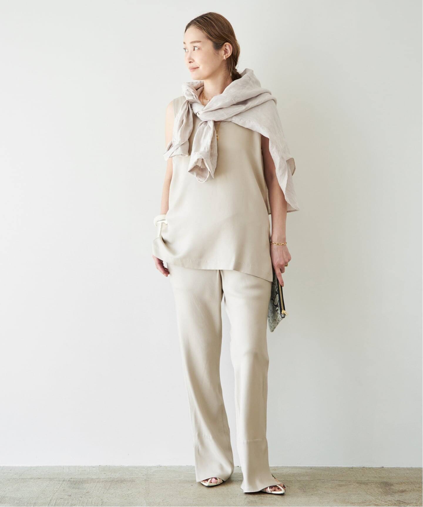 Raspail/ラスパイユ】Standard Silk Pants（その他パンツ）｜Deuxieme