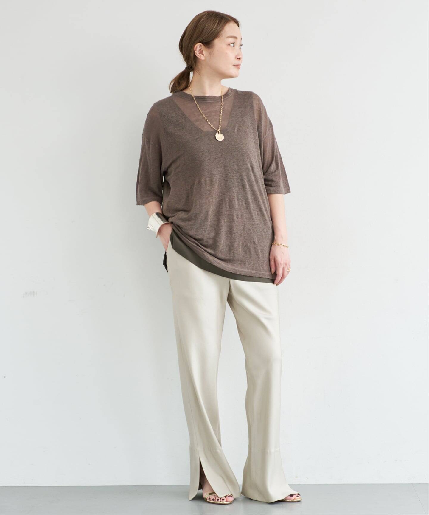 Raspail/ラスパイユ】Standard Silk Pants（その他パンツ）｜Deuxieme