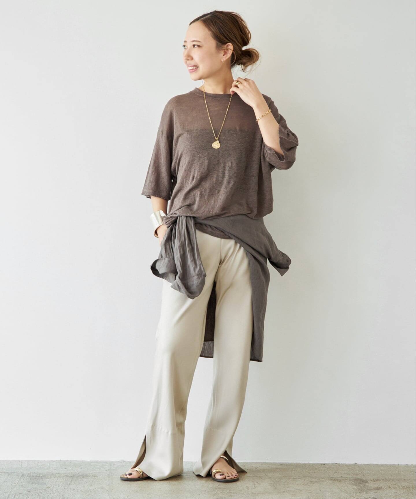 Raspail　SILK パンツ Raspail/ラスパイユ】SILK パンツ（その他パンツ）｜MUSE de Deuxieme