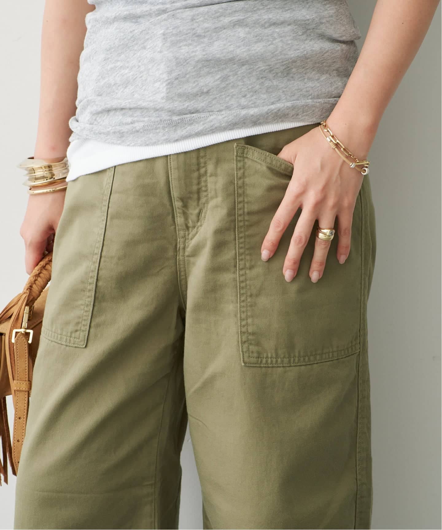 JOHNBULL/ジョンブル】WORK PANTS KHAKI（その他パンツ）｜Deuxieme