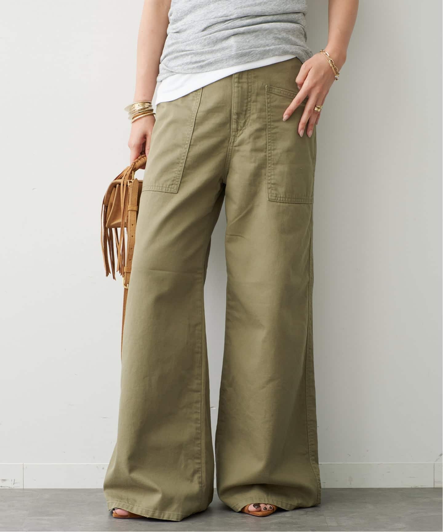 新品タグ付Deuxieme Classe【JOHNBULL】WORK PANTS JOHNBULL/ジョンブル】WORK PANTS KHAKI（その他パンツ）｜Deuxieme