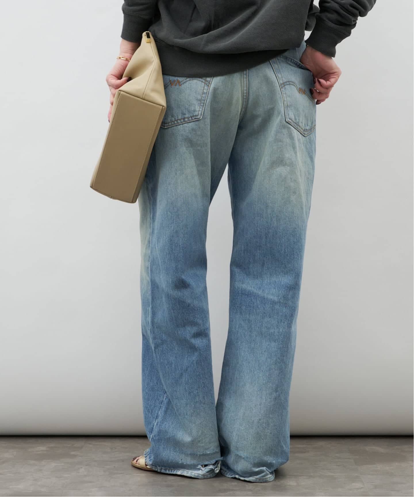 DENIMIST/デニミスト】TERI WIDE LEG JEAN (29.5)（デニムパンツ
