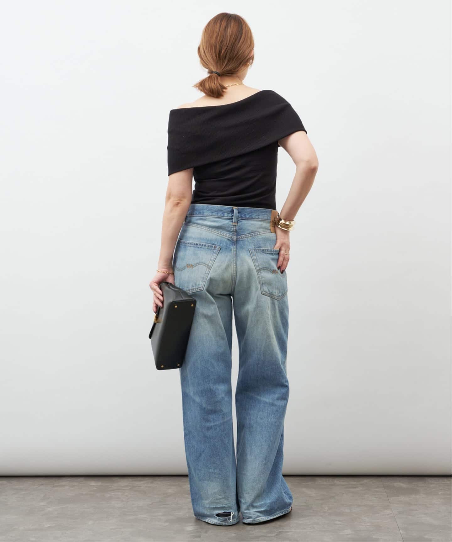 DENIMIST/デニミスト】TERI WIDE LEG JEAN (29.5)（デニムパンツ